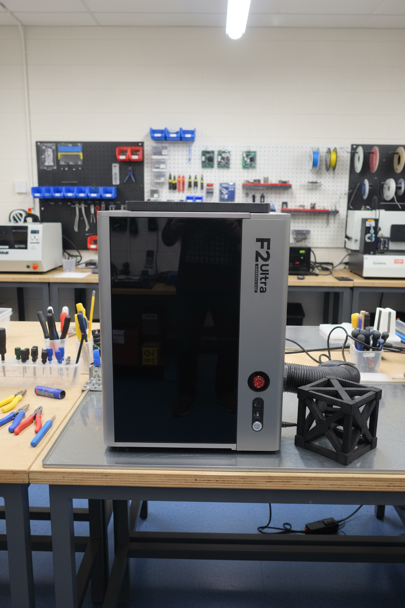 3D printer in tech workshop