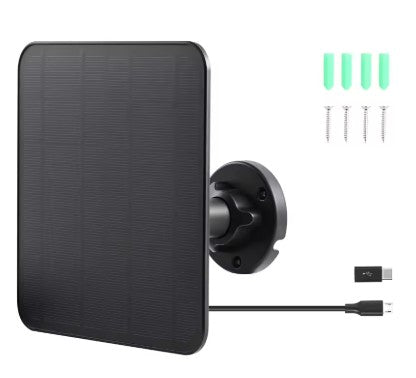 5W Solar Panel for Security Camera