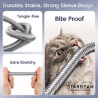 Starbeam Starlink Gen3 Outdoor Armoured Stainless Steel Sleeve Ethernet Cable
