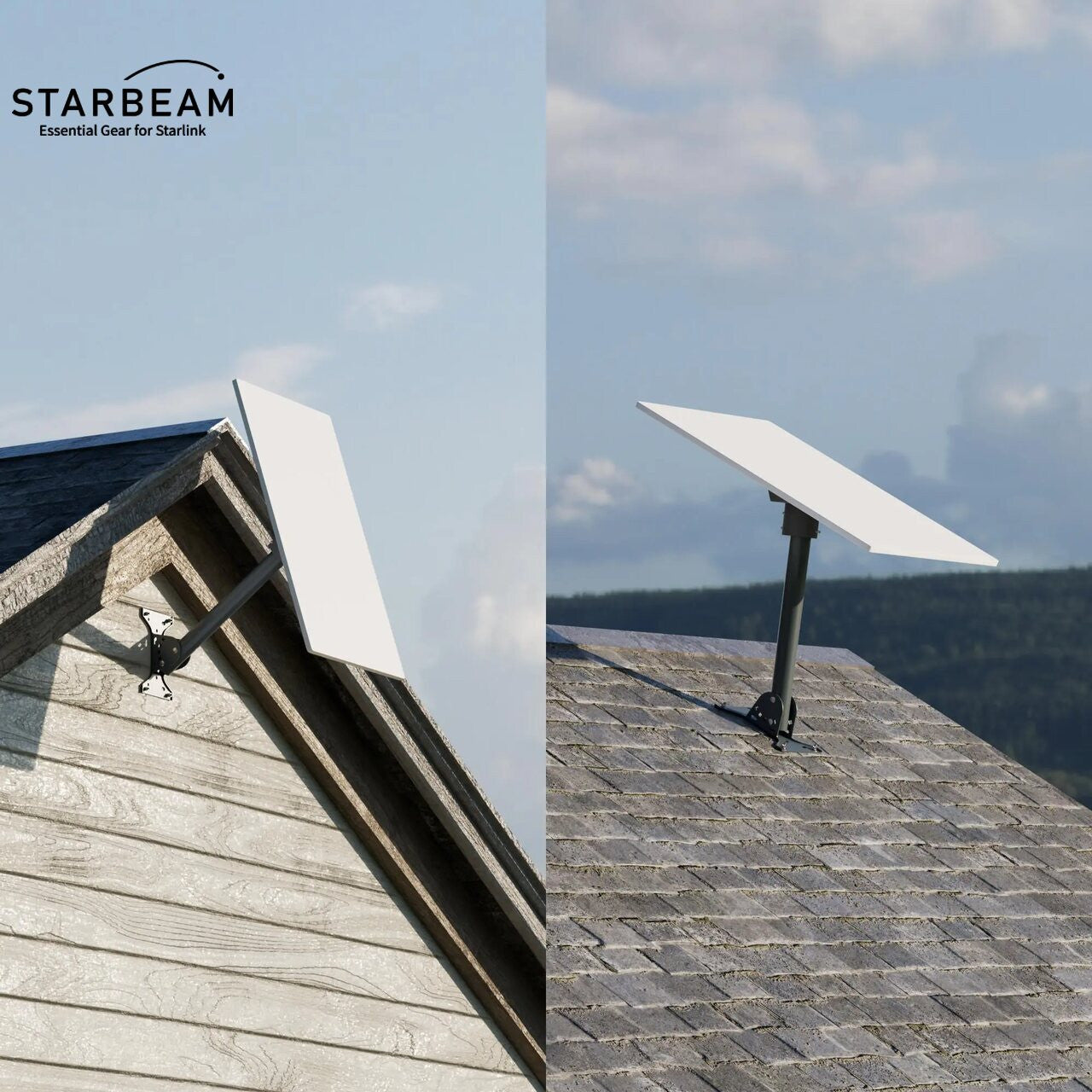 Starbeam Starlink Gen 3 Standard Adjustable Metal Roof & Wall Mount