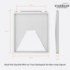 Starbeam Starlink Mini Silicone Protective Cover with Hang Hooks – White