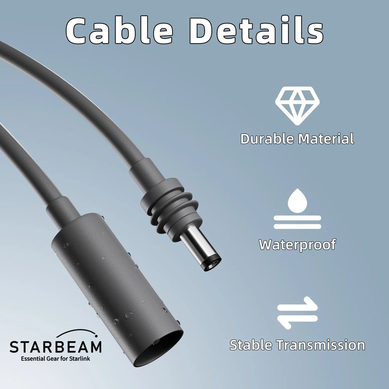 Starbeam Starlink Mini DC to DC Female Adapter Power Extension – 17cm