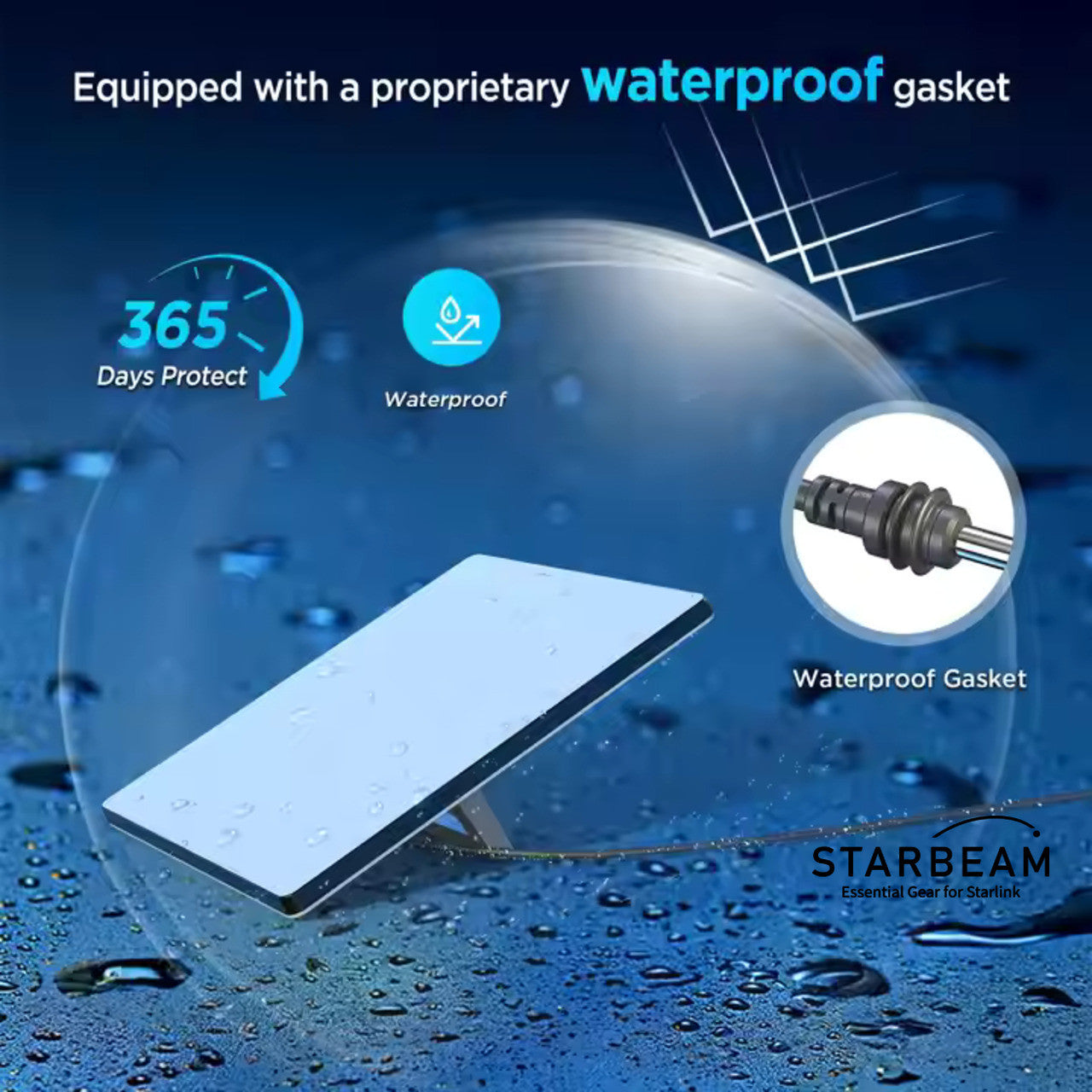 Starbeam Starlink Mini 3m DC Power Cable to Anderson Plug