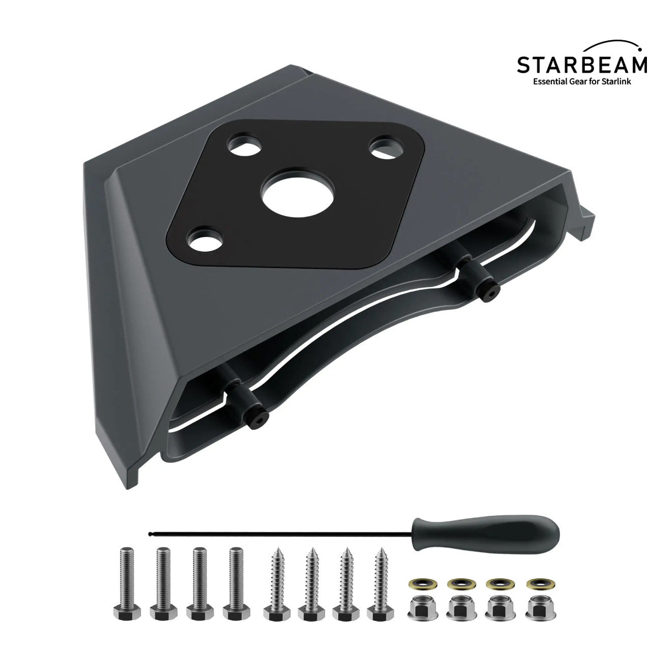 Starbeam Starlink Mini Mobility Anti-Theft Kickstand Mount - Aluminium