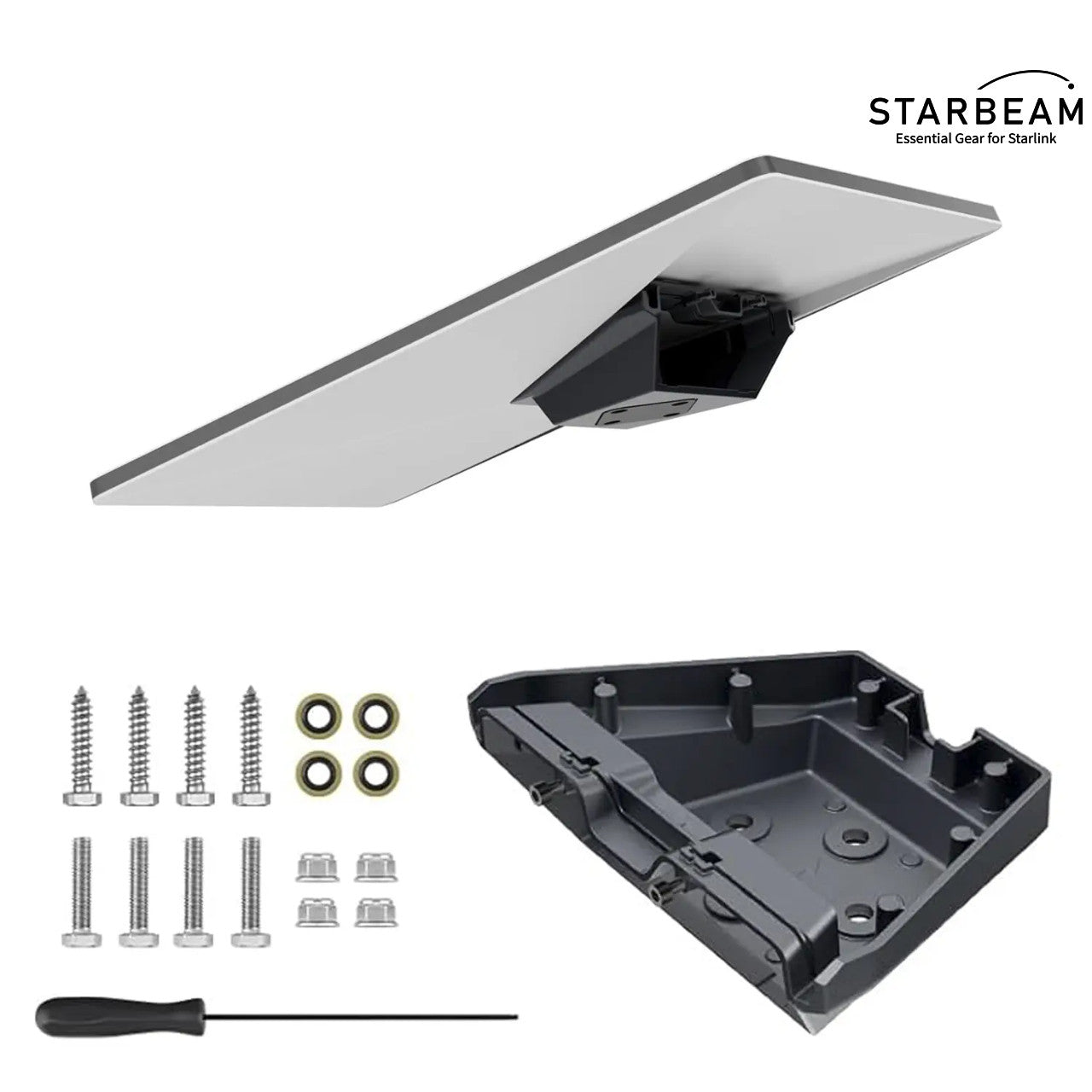 Starbeam Starlink Gen3 Standard Mobility Anti-Theft Kickstand Mount - Aluminium