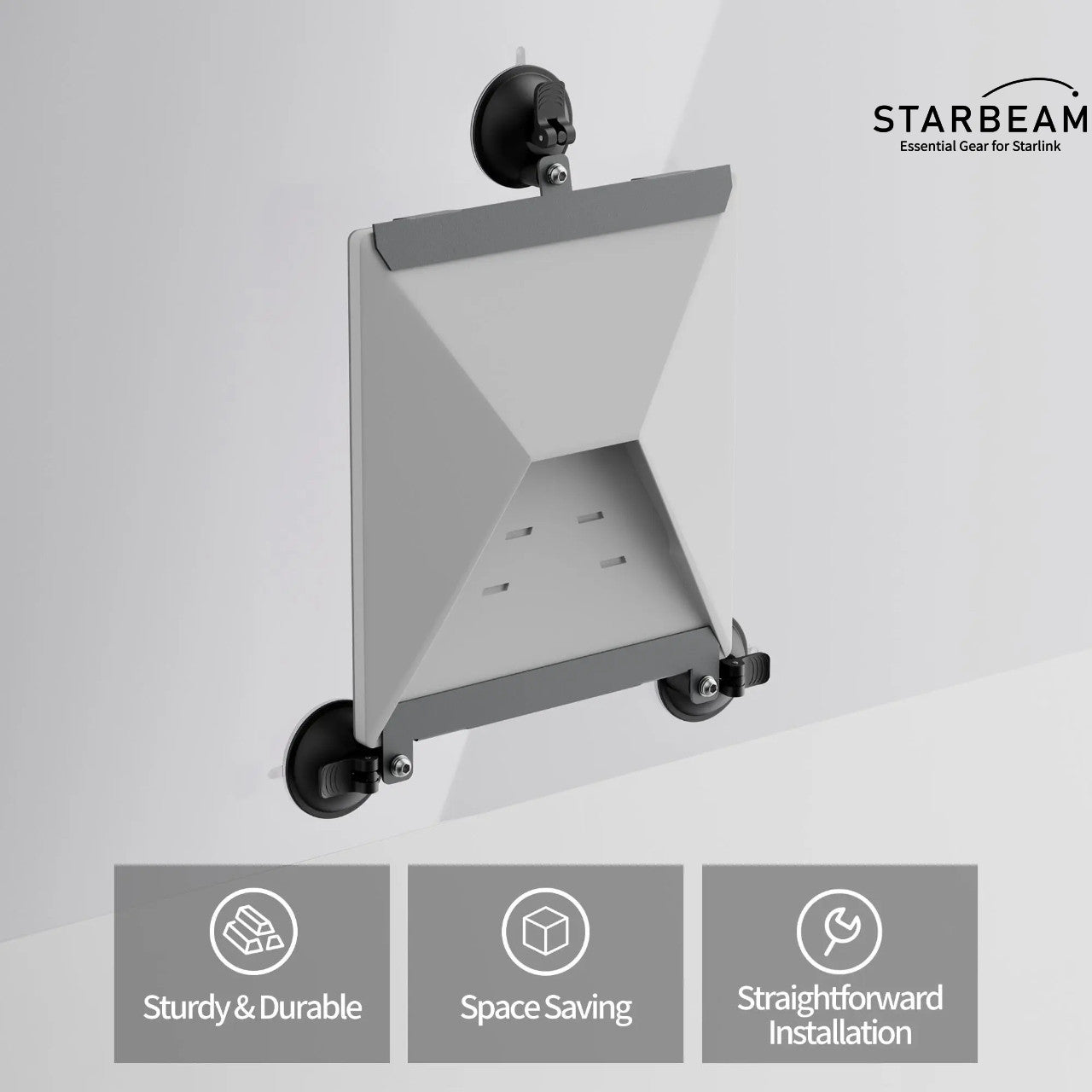 Starbeam Starlink Mini 3 Suction Cup Mount for Vehicle Sunroof or Window