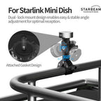 Starlink Mini Clamp Pole Mount