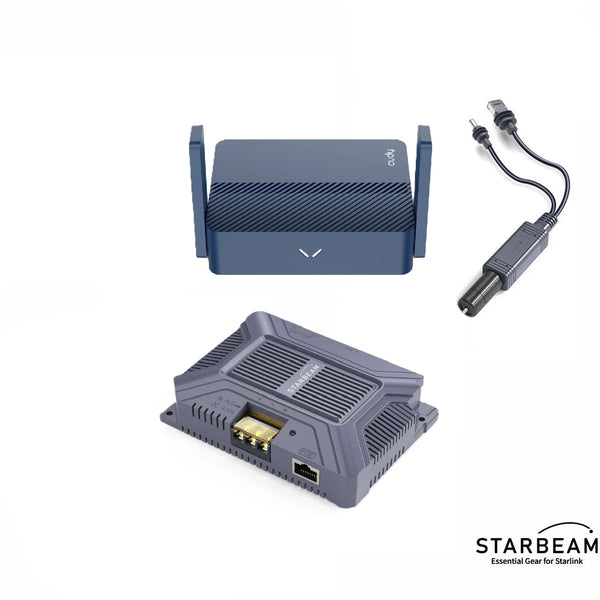 Starbeam Starlink Mini DC to PoE Power Converter with Travel Router