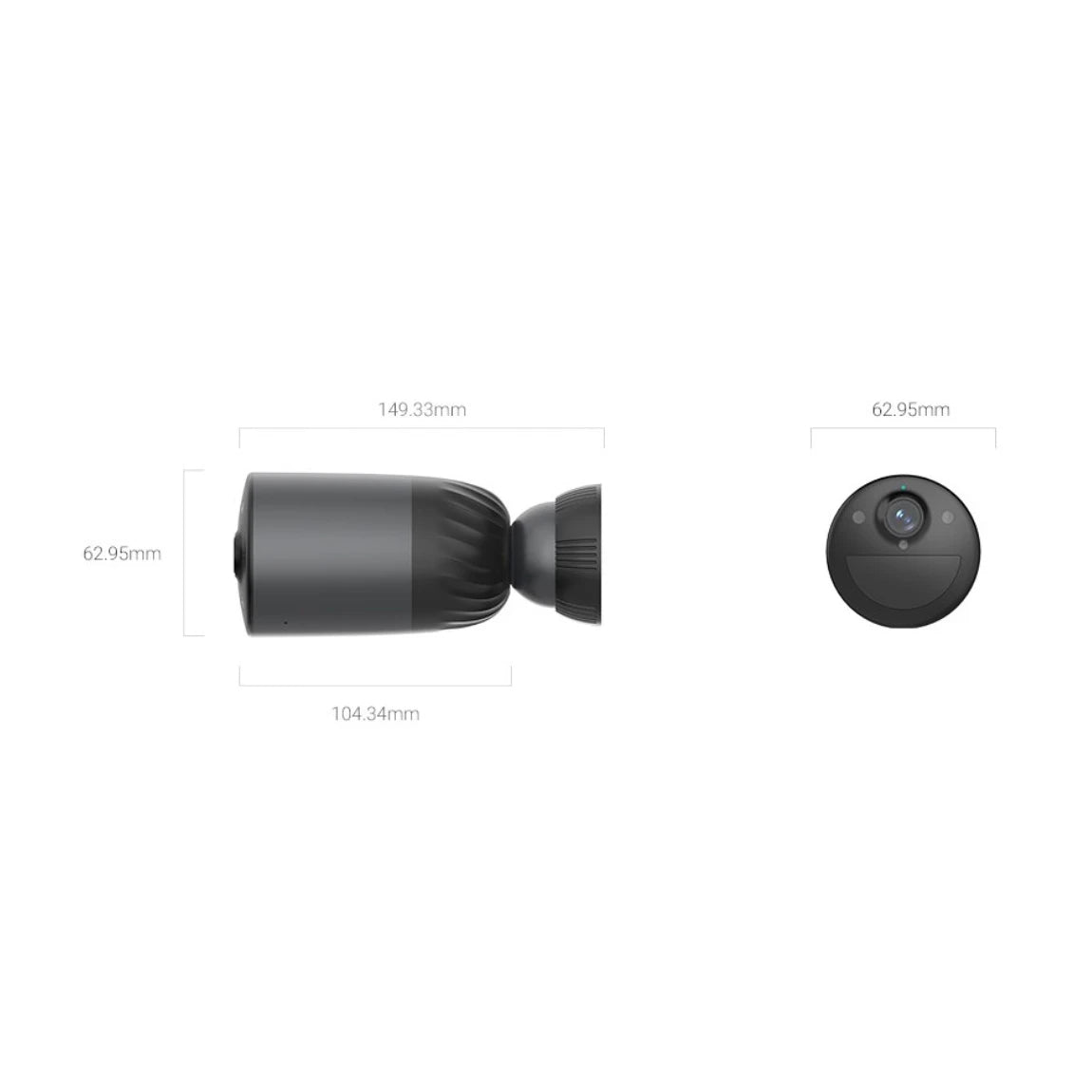 EZVIZ 4K 8MP Outdoor Wi-Fi Smart Powered Camera - 2 Pack